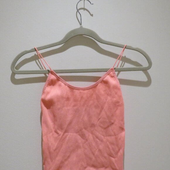 ARITZIA SUNDAY BEST Ribbed Seamless Bodysuit in Neon Sunset Stretch Feminine M/L - Picture 3 of 12